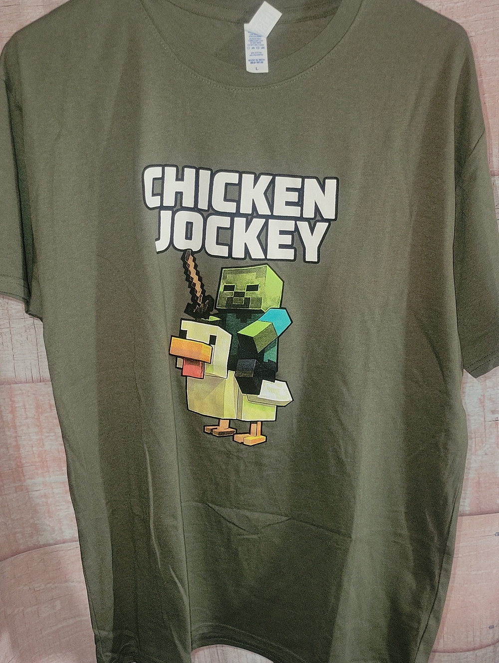 Minecraft Chicken Jockey Tshirt